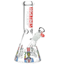 High Times x Pulsar Beaker Water Pipe - Uncle Sam / 10.5" / 14mm F