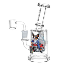 Pulsar Moto Corgi Glass Dab Rig - 6.75" / 14mm F