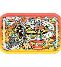 Pulsar Metal Rolling Tray - Road Trip / 11" x 7"