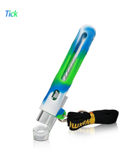 Waxmaid 4.84″ Tick Silicone&Glass One Hitter Pipe