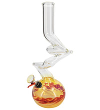 LA Pipes "Switchback" Bubble Base Bong