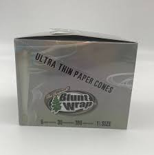 Orginal Blunt Wrap Ultra Thin Rice Cones 1 1/4 size 30 pc