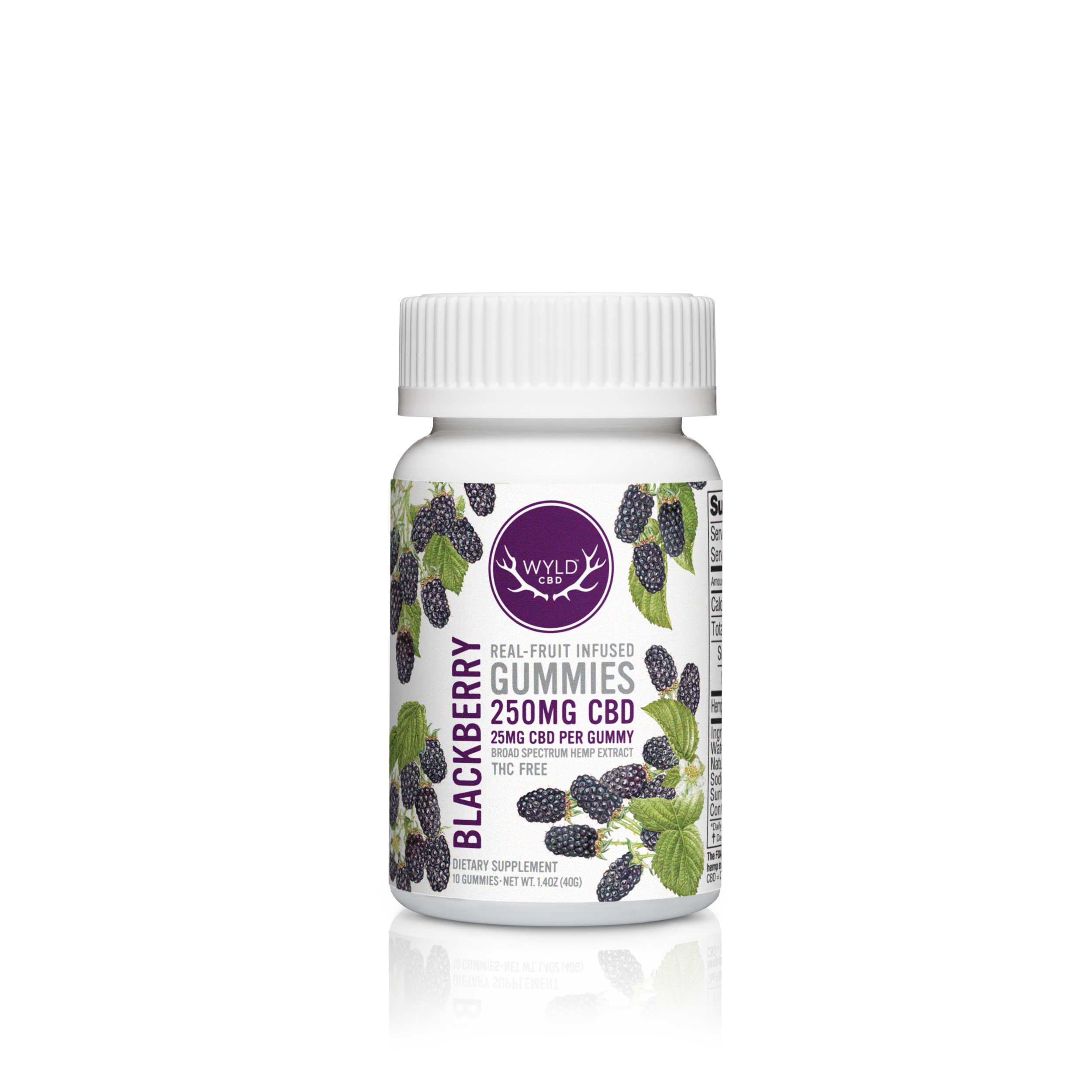 WYLD  CBD Real Fruit Infused CBD Gummies (50MG - 1000MG)