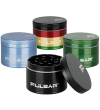 Pulsar Solid Top Aluminum Grinder - GR762 - 4pc / 2"