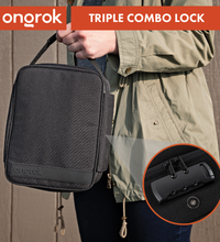 Ongrok Large Carbon-Lined Case with Combo Lock