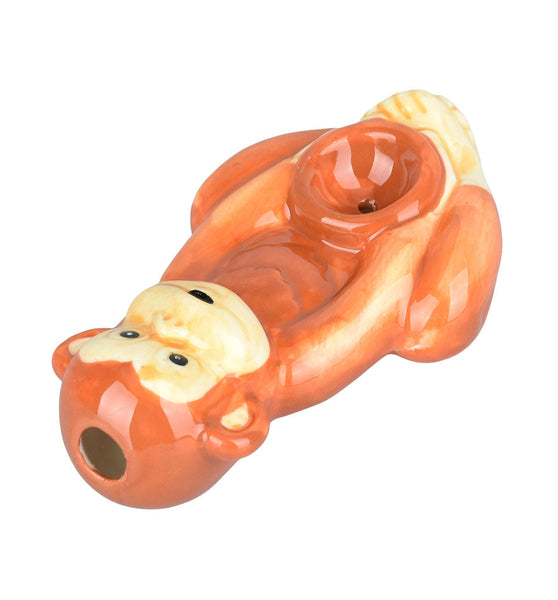 Wacky Bowlz Monkey Ceramic Hand Pipe | 4"