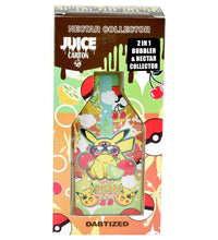 Dabtized Juice Carton Bubbler Dab Straw & Dry Herb Pipe - 7" / 10mm F / Assorted Designs