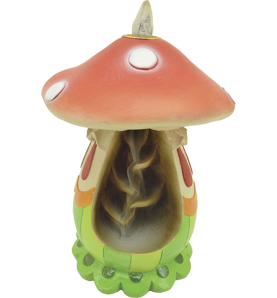 Fujima Mushroom Waterfall Backflow Incense Burner - 6"