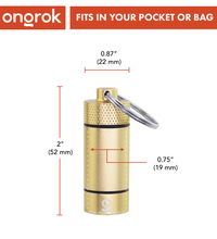 Ongrok Small Storage Keychain