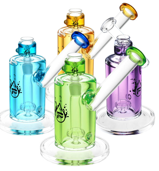 Pulsar Glacial Glycerin Sidecar Bubbler -6"/14mm F/Clrs Vary