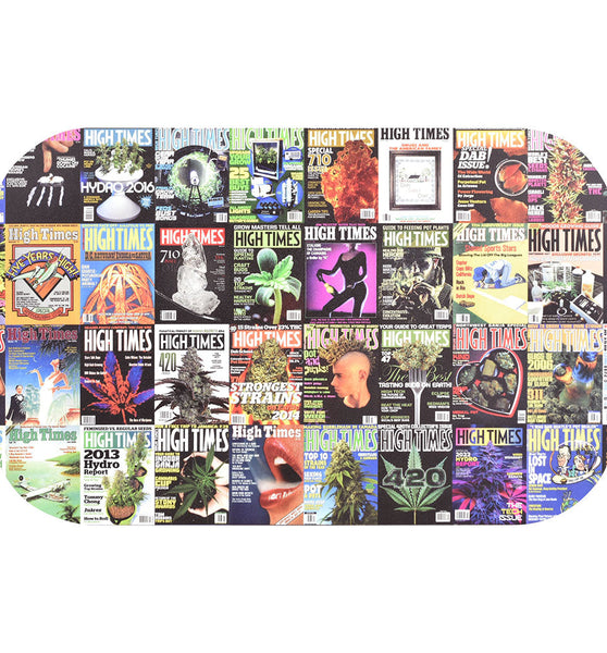 High Times x Pulsar Magnetic Rolling Tray Lid - Covers Collage / 11"x7"