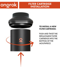 Ongrok Personal Air Filter with Replaceable Cartridges