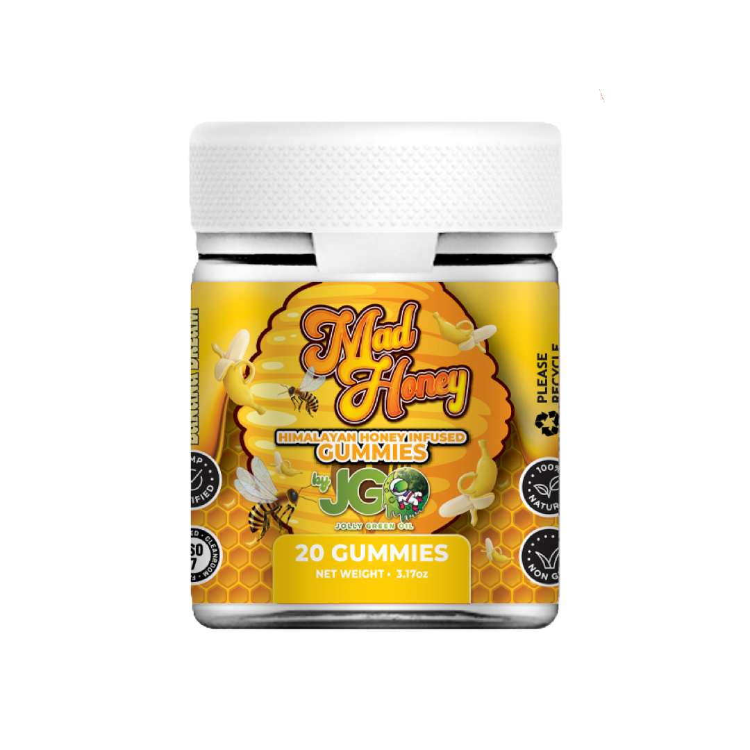 JGO Mad Honey Infused Gummies, 10000 mg, 20 ct