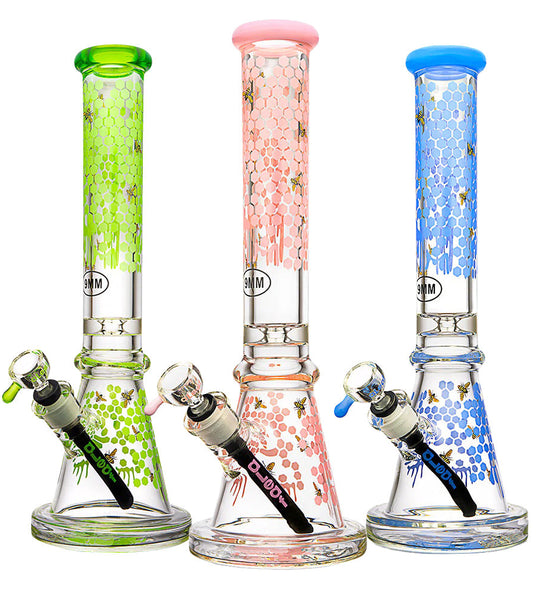 aLeaf The Honeycomb Beaker Water Pipe -16"/14mm F