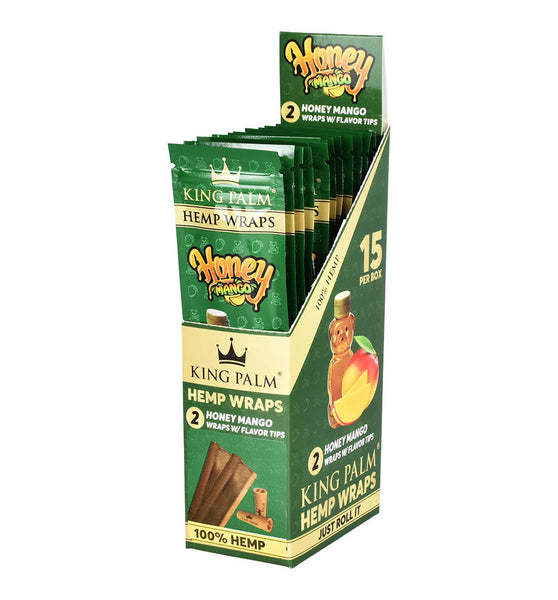 King Palm Hemp Wraps | 2pk | 15pc Display