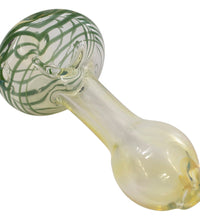 LA Pipes Spiral-Head Color Changing Glass Spoon Pipe