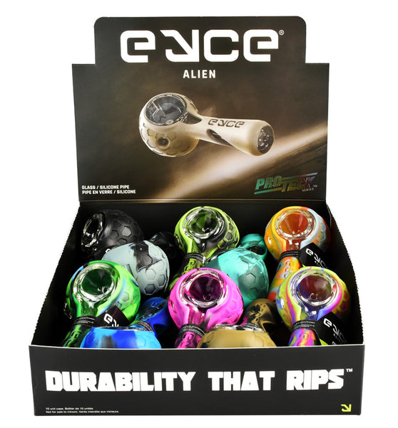 Eyce ProTeck Alien Spoon Pipe - 4.5" / Asst 10PC