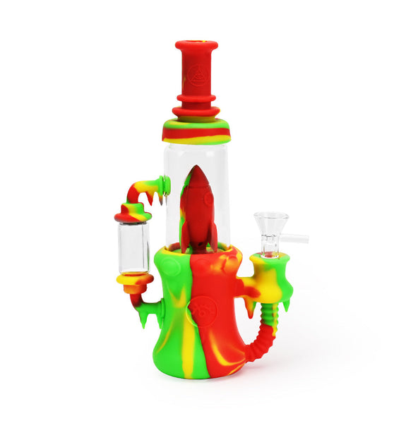 Ritual - 8.5'' Silicone Rocket Recycler - Rasta