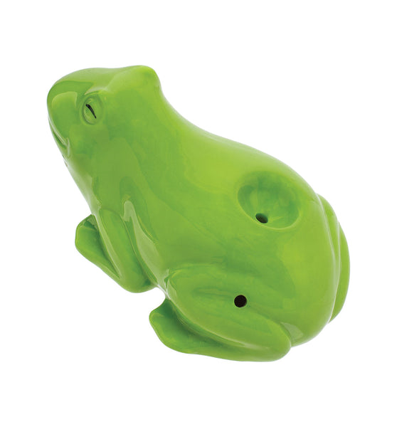 Wacky Bowlz Frog Ceramic Hand Pipe | 3.5"