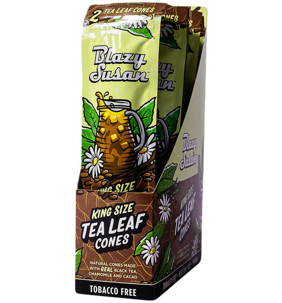 Blazy Susan Tea Leaf Cones- 2pc / King Size 10ct