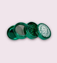 Green Man Green Aluminum 4-Piece Grinder, 2"