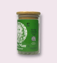 Green Man 1.25 Green Rice Cones 40ct Jar