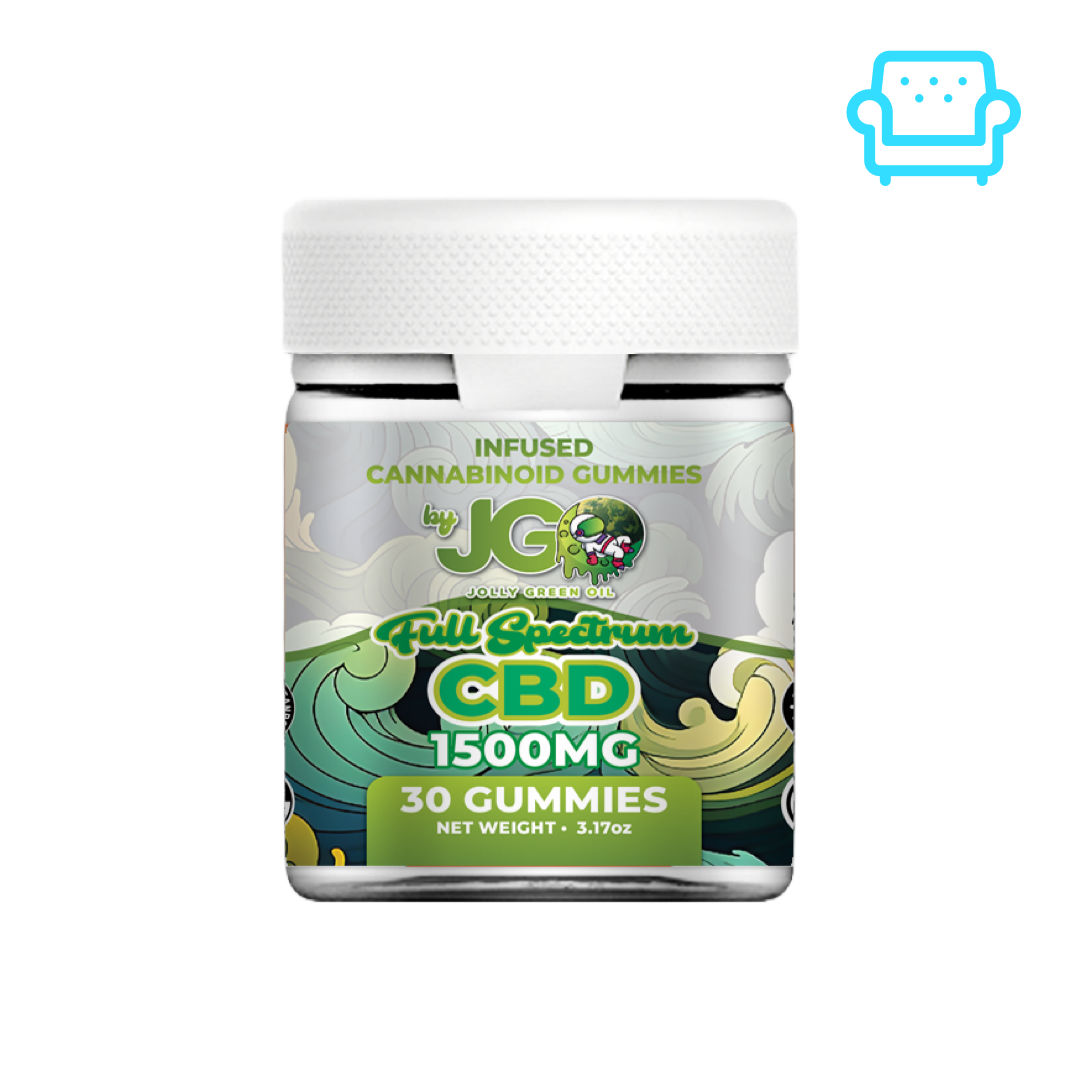 JGO Full Spectrum CBD Gummies, 1500 mg, 30 ct