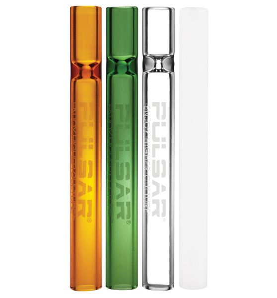 Pulsar Glass Chillum - 4" / Assorted Colors 100PC