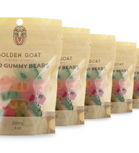 Potent CBD Infused 250MG Gummy Packs Bundles from Golden Goat