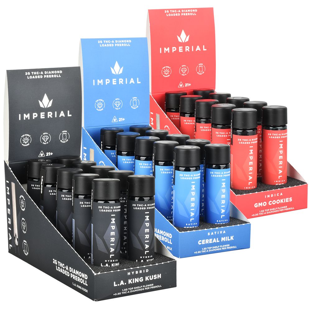 Imperial THCA Diamonds Glass Tip Pre-Roll | 2g | 10ct Display