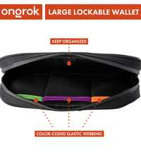 Ongrok Carbon-lined Wallets with Combination Lock V 2.0 | 3" Sizes (Small, Medium, Large)