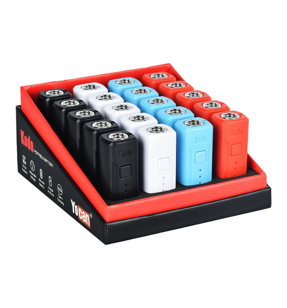 Yocan Kodo 510 Box Mod | 400mAh | Assorted Colors | 20pc Display