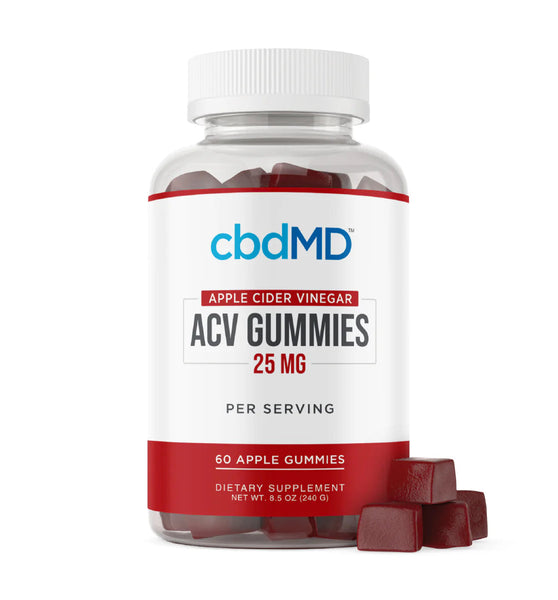 cbdMD CBD Apple Cider Vinegar Gummies - 750MG, 60ct