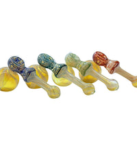 LA Pipes "Raked Hammer" Fumed Hammer Bubbler Pipe (Various Colors)