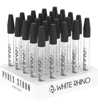 White Rhino Dab Straw w/ Silicone Cap | 5" | 25pc Display