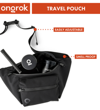 Ongrok Carbon-lined Fanny Pack / Travel Pouch