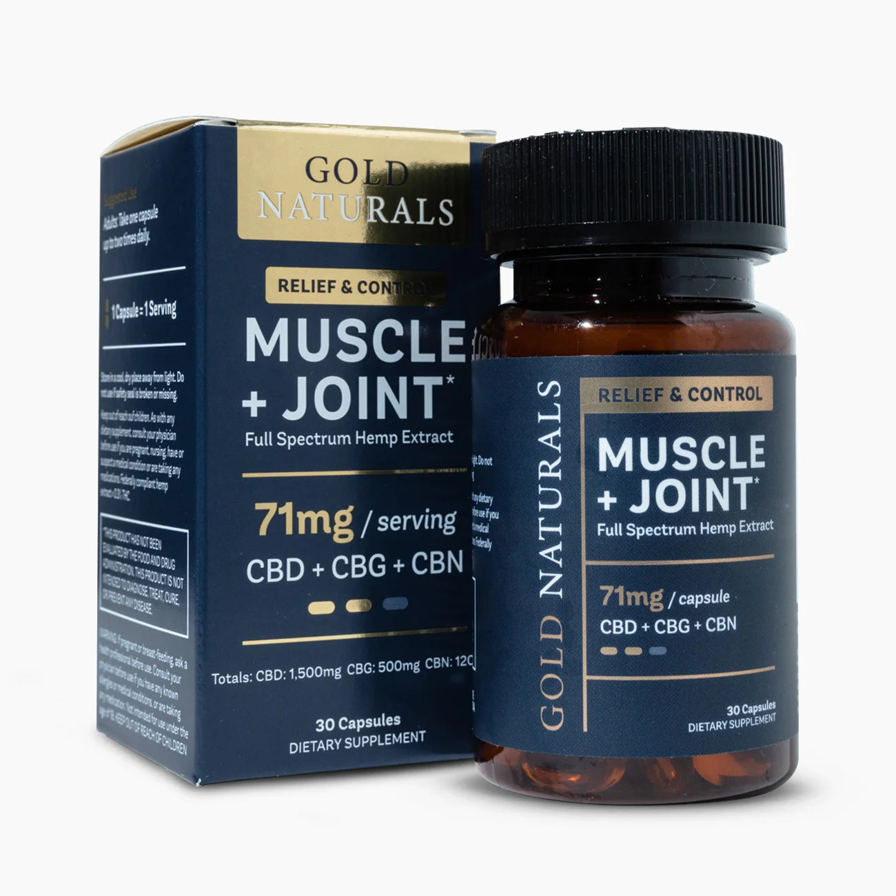 Gold Naturals Muscle + Joint Soft Gels