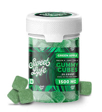 Vegan Gummies 1500MG D8+HHC+THCP - Bag - Green Apple