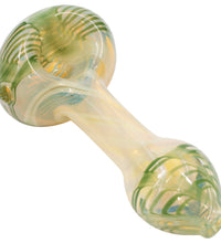 LA Pipes Twisty Cane Spoon Glass Pipe (Various Colors)