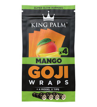 King Palm Goji Wraps & Filter Tips | 4pk | 15pc Display