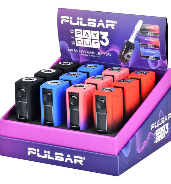 Pulsar Payout 3.0 Variable Voltage Vape Battery - 550mAh / 12ct