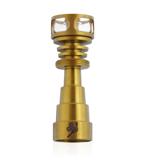 Honeybee Herb Titanium 6 IN 1 Cage Hybrid Dab Dab Nail