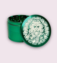 Green Man Green Aluminum 4-Piece Grinder, 2.5"