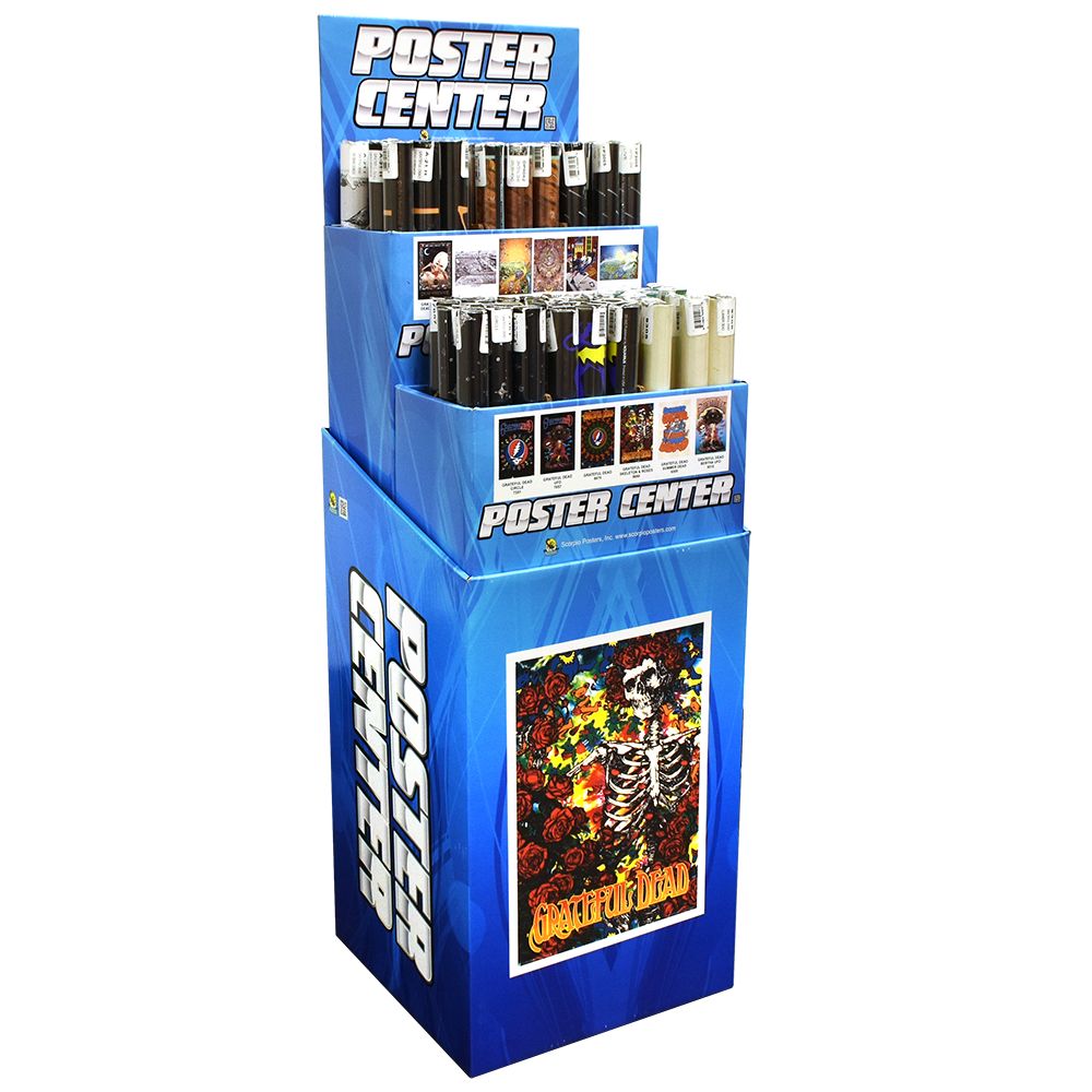 Grateful Dead Themed Posters in Stand - 24"x36" 72ct