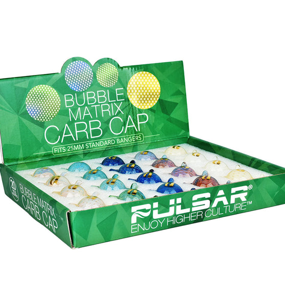 Pulsar Bubble Matrix Bubble Carb Cap - 26mm / 20pcs