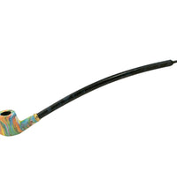 Pulsar Shire Pipes Rainbow Cherry Wood Tobacco Pipe - LOGO