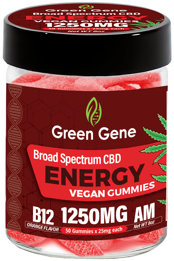 Green Genie Organic CBD Infused Mood Based Vegan Gummies - 625MG to 2500MG
