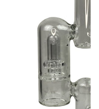 Daze Glass - 14" Rocket Ship Dual Showerhead Perc Glass Water Pipe