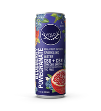 WYLD Real Fruit CBD Infused Sparkling Water 12oz (Multiple Flavors)