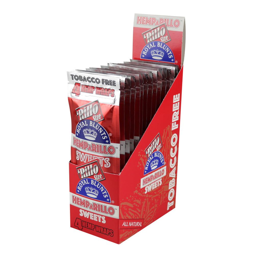 Royal Blunts Hemparillo Hemp Wraps 4pack 15 pcs